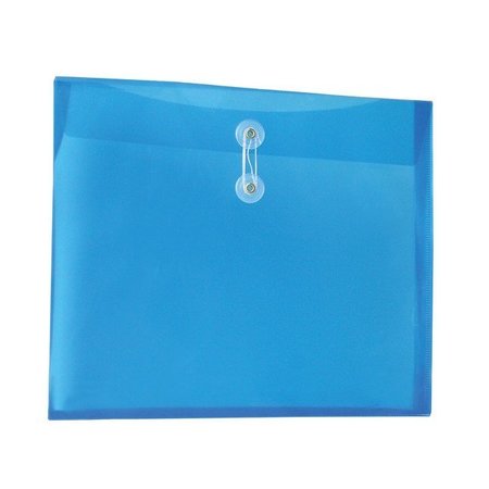 SCHOOL SMART Expanding File Folders, Letter, 1-1/4 Inches, Clear, Pack of 12 PK 082261